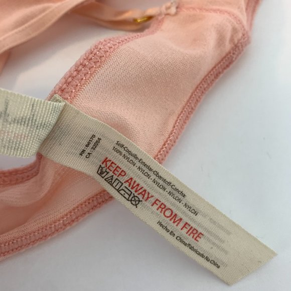 NWOT Intimately Free People Pink Frosting Moonlight Mesh Bra - Picture 9 of 11
